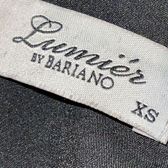 Lumier by Bariano Dress Womens XS pleated chiffon mini  Ruffles Australia black - Picture 12 of 12